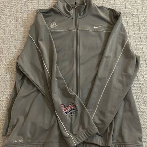 Gray Nike cfa bowl clemson jacket